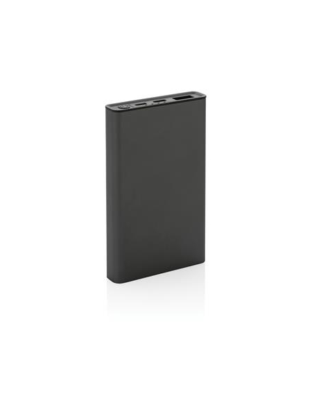 Power bank in alluminio riciclato personalizzato Broderick 5000 mAh