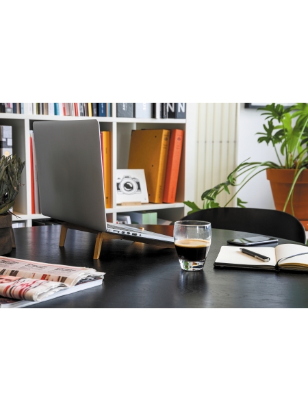 Supporto per PC in bamboo personalizzato Boone