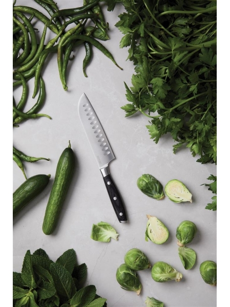 Coltello da cucina in acciaio tedesco personalizzato VINGA Kaiser Santoku