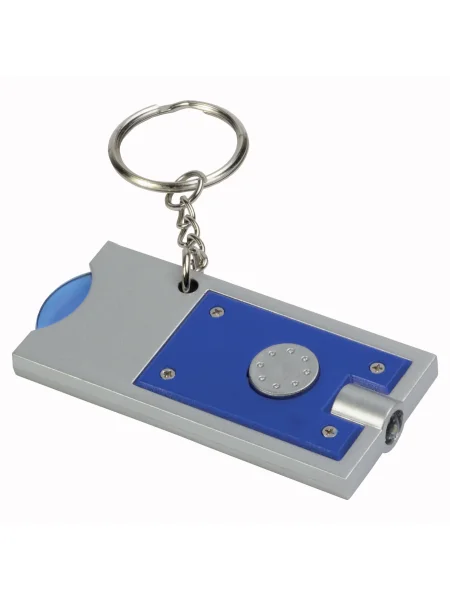 Portachiavi con gettone per carrello spesa personalizzato Shop Light