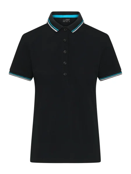 polo-personalizzate-donna-in-cotone-210-g-m2-black-white-turquoise-37.webp