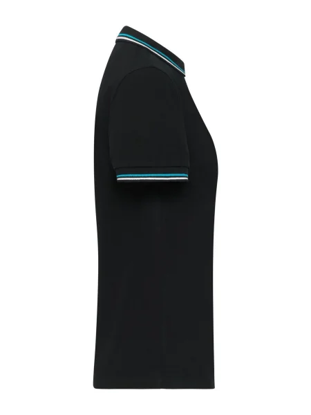 polo-personalizzate-donna-in-cotone-210-g-m2-black-white-turquoise-40.webp