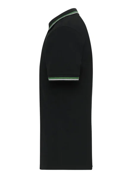 polo-uomo-classiche-personalizzate-james-nicholson-tricolor-black-white-lime-green-13.webp