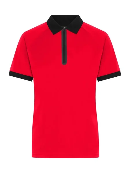 magliette-polo-personalizzate-da-donna-james-nicholson-light-red-black-11.webp