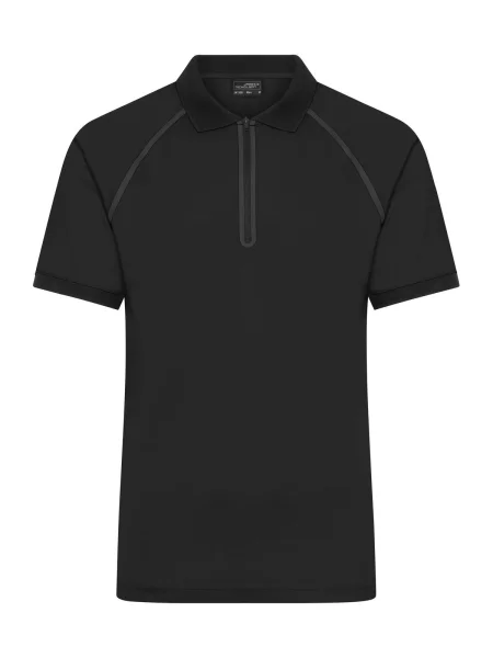 polo-da-golf-james-nicholson-men-zip-170-g-m2-black-black-21.webp