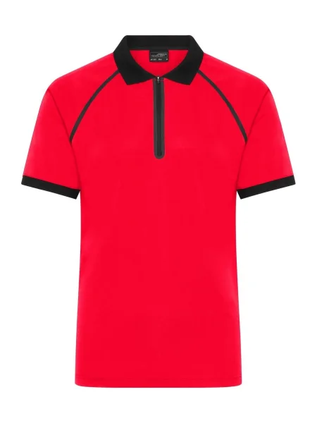 polo-da-golf-james-nicholson-men-zip-170-g-m2-light-red-black-25.webp