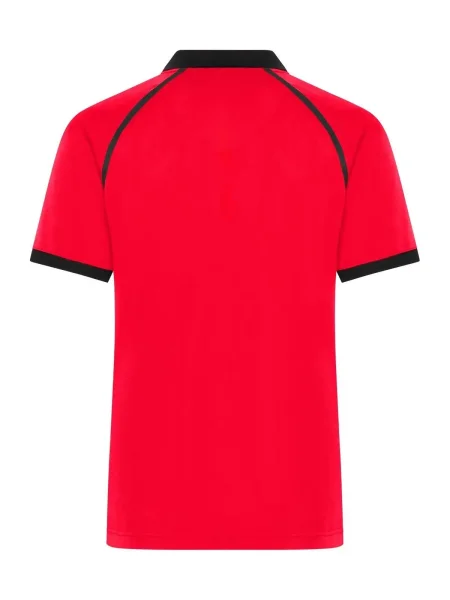polo-da-uomo-james-nicholson-mens-zip-polo-light-red-black-15.webp