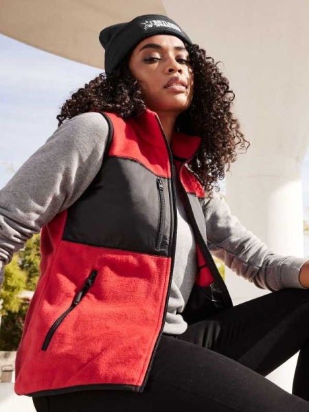 Gilet in pile donna personalizzato James & Nicholson