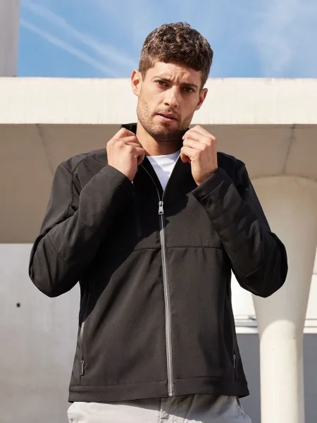 Giacca softshell uomo personalizzata James & Nicholson