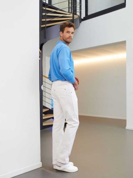 Pantaloni 5 tasche elasticizzati uomo personalizzati James & Nicholson