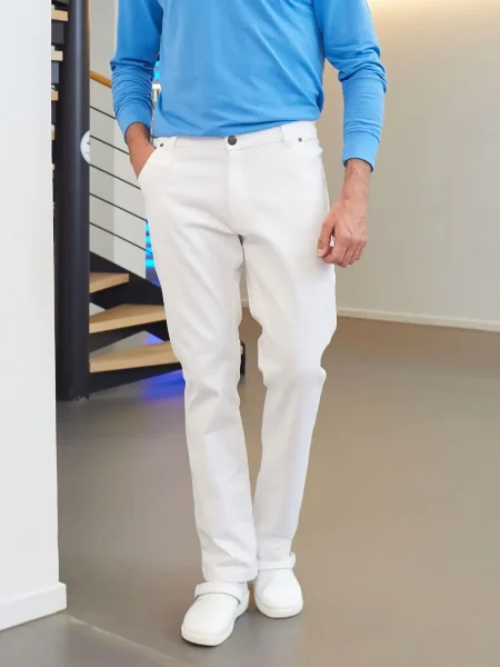 Pantaloni 5 tasche elasticizzati uomo personalizzati James & Nicholson