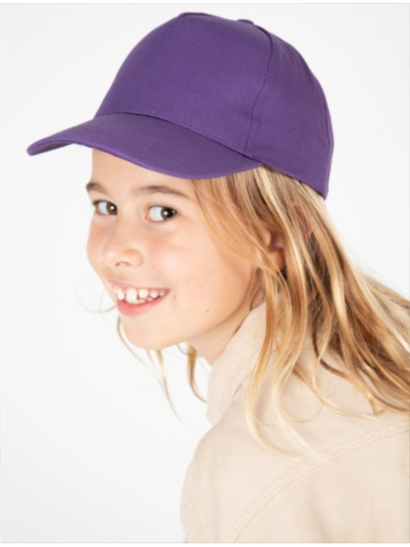 Cappellini bimbi rap e snapback K-up in cotone 5 pannelli