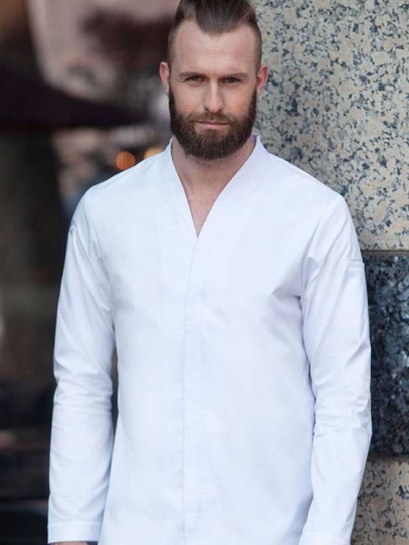 Giacche da chef da uomo personalizzate Karlowsky Chef Jacket DIAMOND CUT® Couture