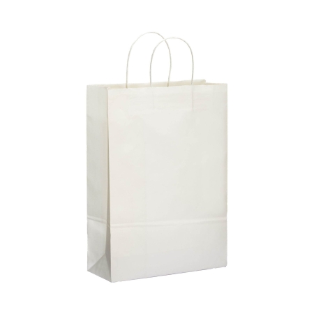 Buste shopper carta personalizzate con maniglia ritorta Lucca M