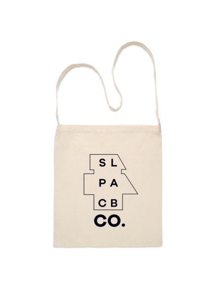 Shopper in cotone 140gr con tracolla - Dimensioni: 38x42 cm