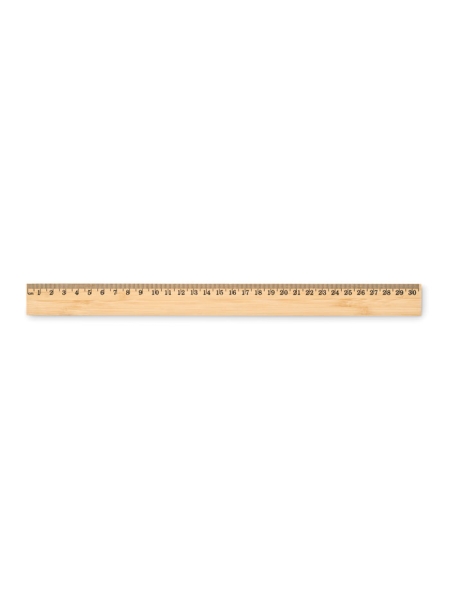 Righelli in legno bamboo 30 cm personalizzati