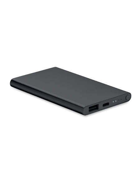 Power bank personalizzabile da 4000 mAh tipo C