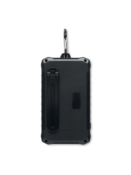 Power bank energia solare in plastica personalizzato Dya 8000 mAh