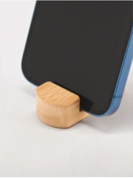 Sostegno per telefono in bamboo