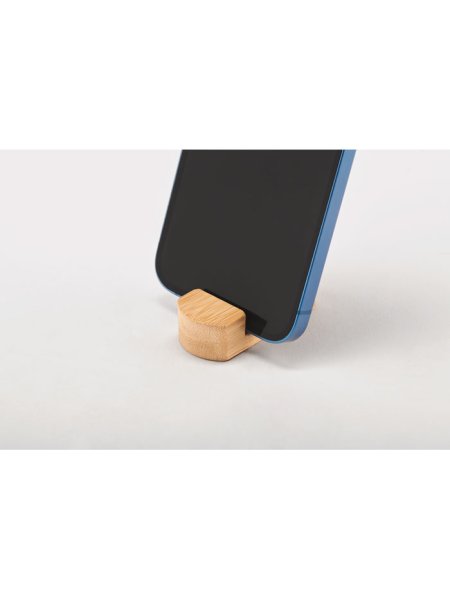 Mini supporto per smartphone in bamboo