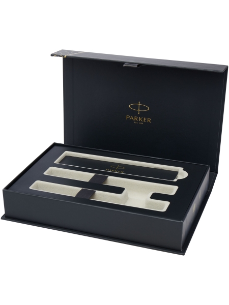 Parker set penna a sfera e penna roller acromatiche in confezione regalo IM