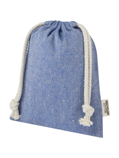 Sacchetto regalo piccolo in cotone riciclato personalizzato Pheebs 150