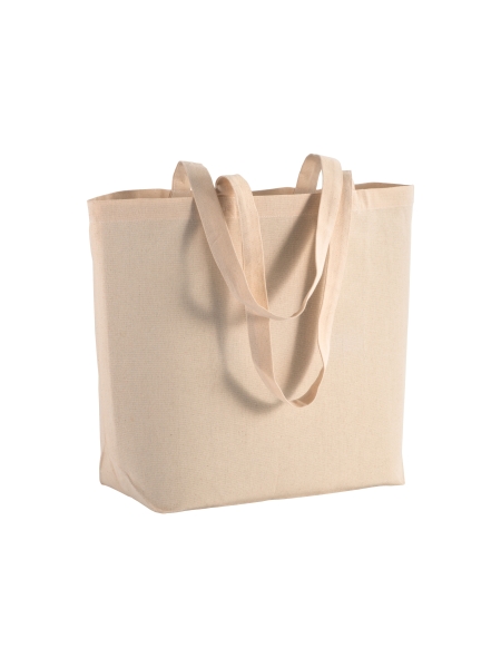 Shopper in cotone personalizzata Gibuti natural 50 x 38 x 15 cm