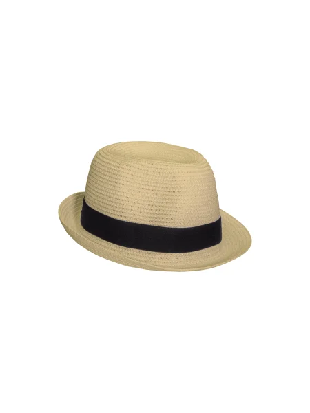 Cappelli paglia personalizzati Landon con fascia elastica
