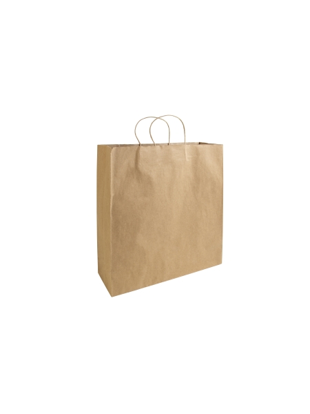 Produttore shopper in carta personalizzate, 100% carta riciclata con maniglia ritorta