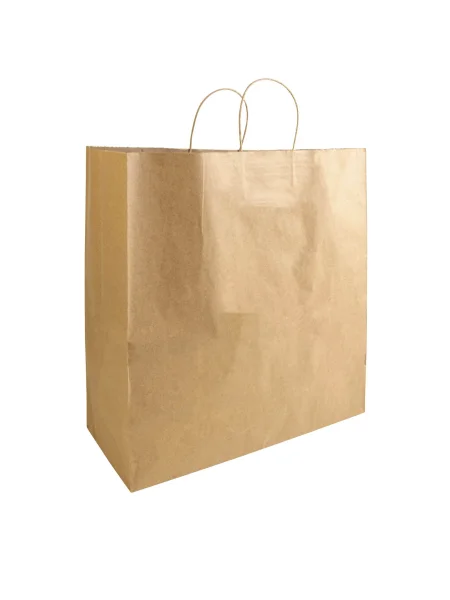 Shopper in carta riciclata personalizzata con maniglia ritorta Fabriano XXL