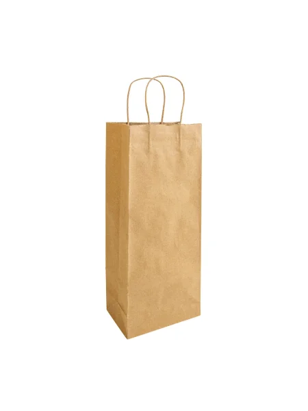 Shopper personalizzate carta riciclata con soffietto Alba