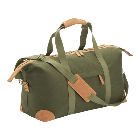Borsa da viaggio personalizzata in canvas riciclato DeMi Design Milano Isola Duffle