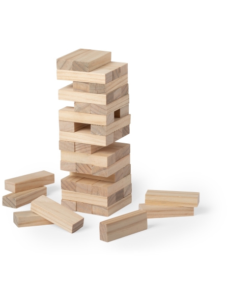 Gioco Jenga in legno da tavolo personalizzato