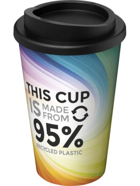 Bicchiere termico personalizzato Brite-Americano® Recycled 350 ml