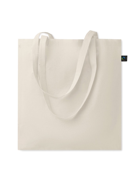 Shopper in cotone equo e solidale Fairtrade 38x42 cm