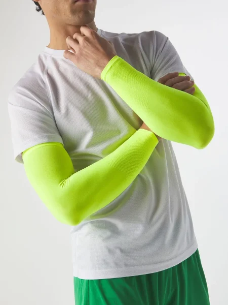 Maniche Braccio Sportive In Seta Di Ghiaccio Con Protezione UV – Design Sfumato Rosa, Traspiranti Ed Elastiche Per Corsa, Guida E Attività All'Aperto