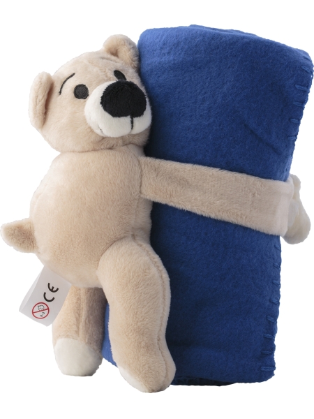 Peluche Orsetto con coperta in pile Owen