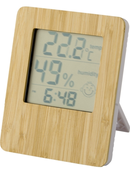 Stazione meteorologica in bamboo e ABS Piper