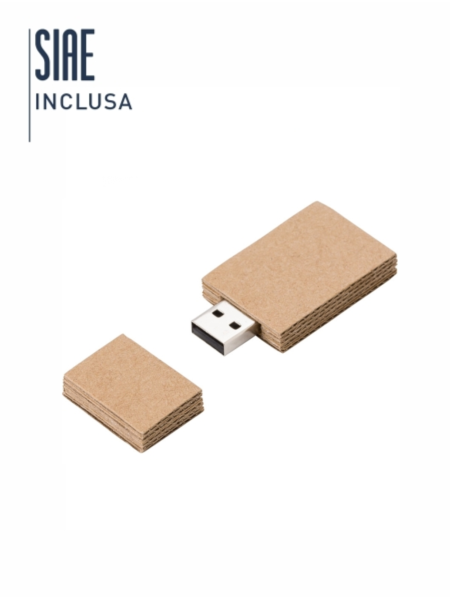 Chiavetta USB personalizzata da 16 GB in cartone Archie