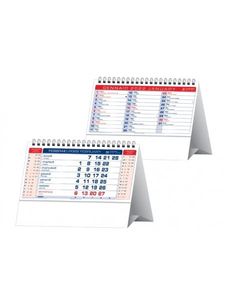 Calendari da tavolo Basic cm 19x14,2