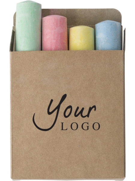 Gessetti colorati in set da 4 pezzi in cartone Orville
