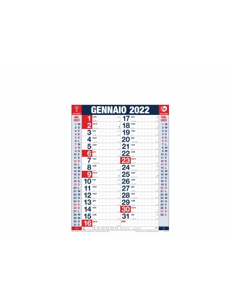 Calendari olandesi Quadri cm 28,8x47