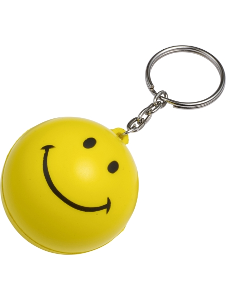 Antistress smile con portachiavi in PU Earl