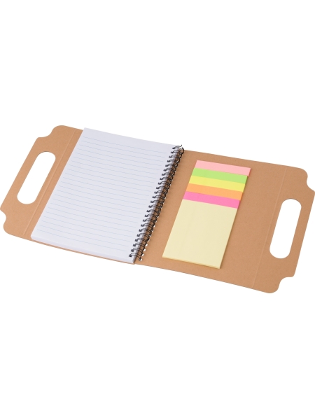 Taccuino A5 ad anelli con sticky notes personalizzato Gianluca