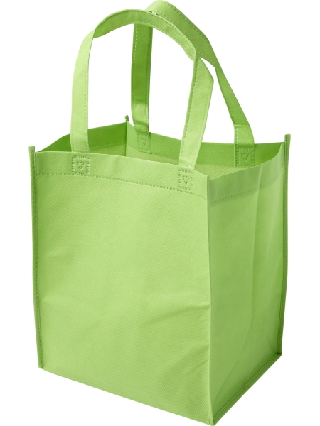 Shopper tnt ingrosso 80 gr/m² Kira - Misure: 30,5x26,5x21 cm