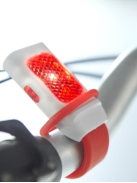 Luce di sicurezza da bicicletta, in ABS Duncan