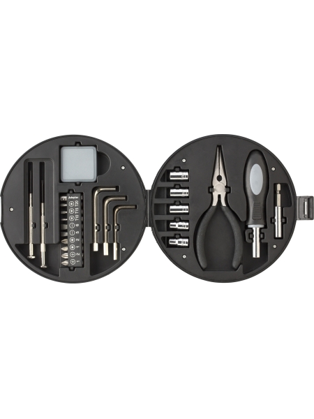 Set attrezzi 25 pezzi, custodia in ABS Florian