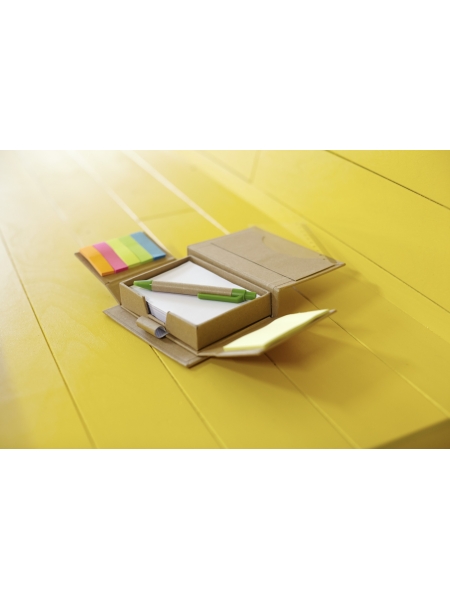 Set memo in cartone in vari colori Glenn