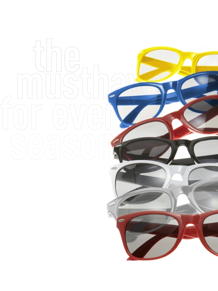 Occhiali da sole classici in PC e PVC Kenzie
