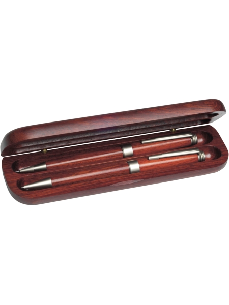 Penna da regalo in parure con portamina in palissandro Jonah